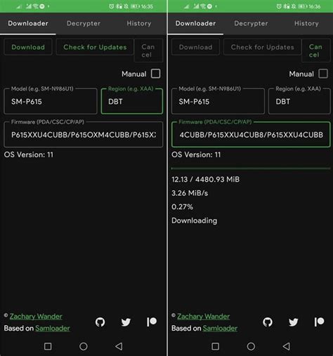 Downloading a firmware image .